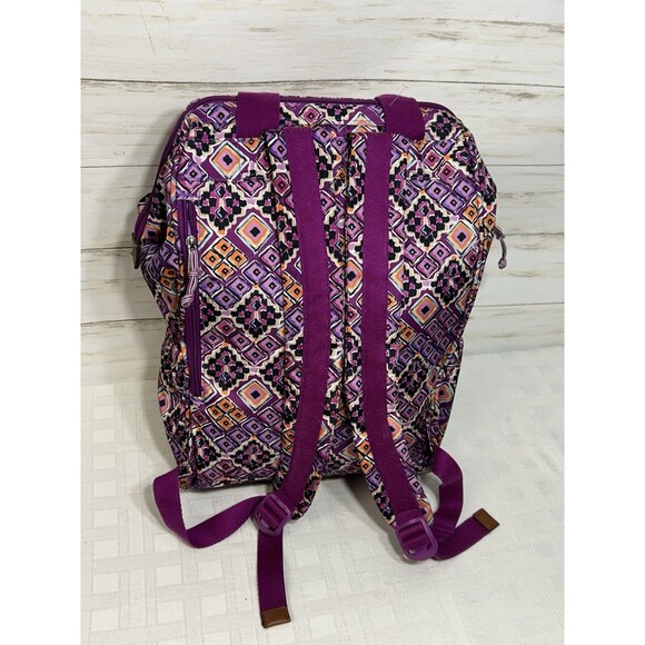 Vera Bradley Lighten Up Frame Backpack - Dream Diamonds Bag Large 23223-J82 main image 8
